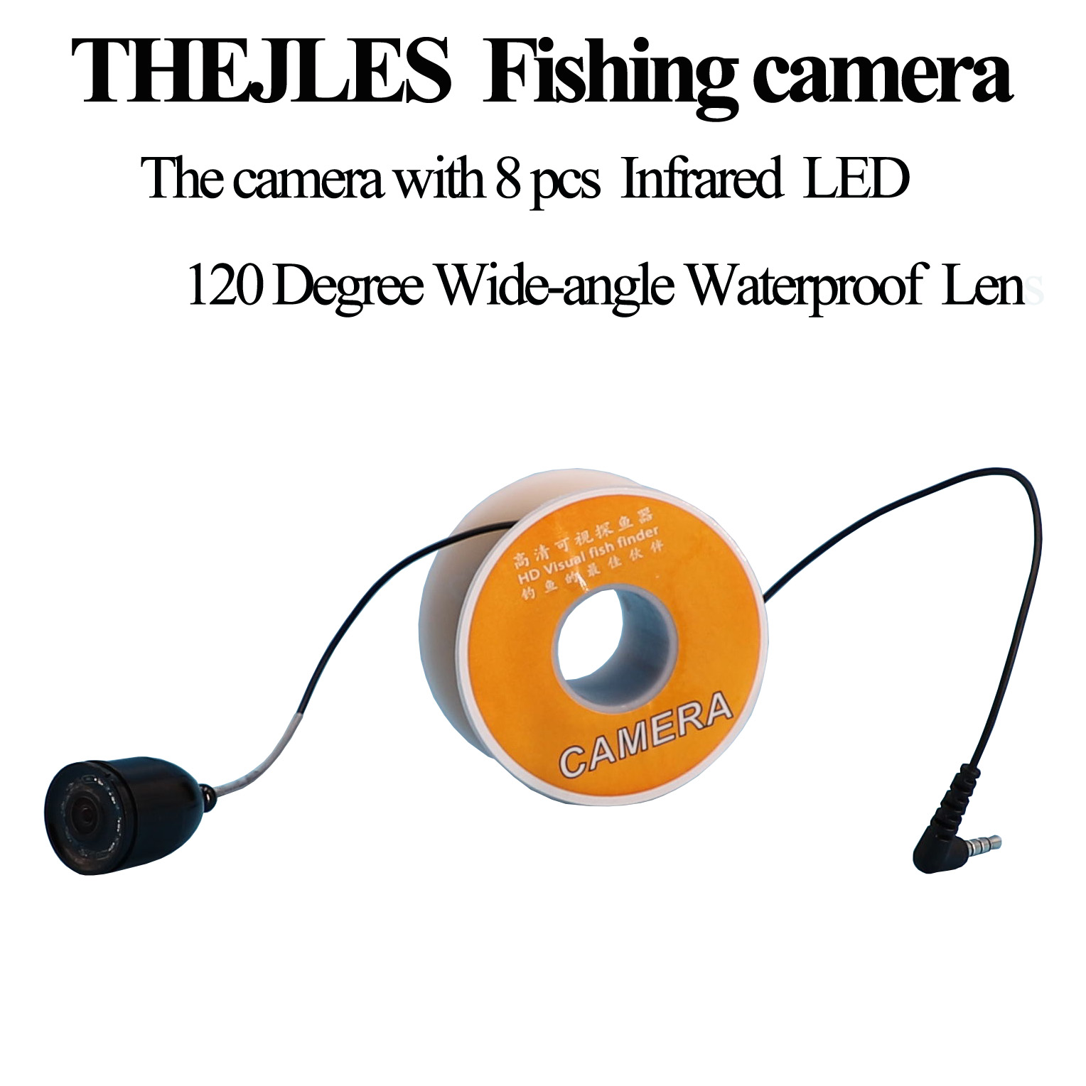 Fishing Depth Finder - 8개의 IR 적외선 램프가 장착된 수중