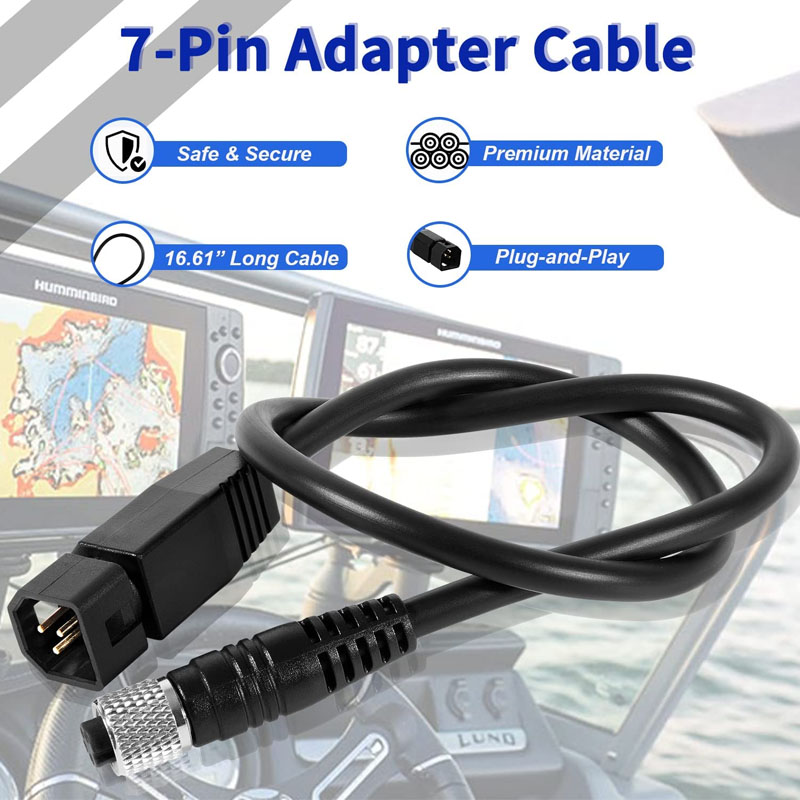 Fish Finder Transducer - 범용 수중 음파 탐지기 어댑터 케이블,
