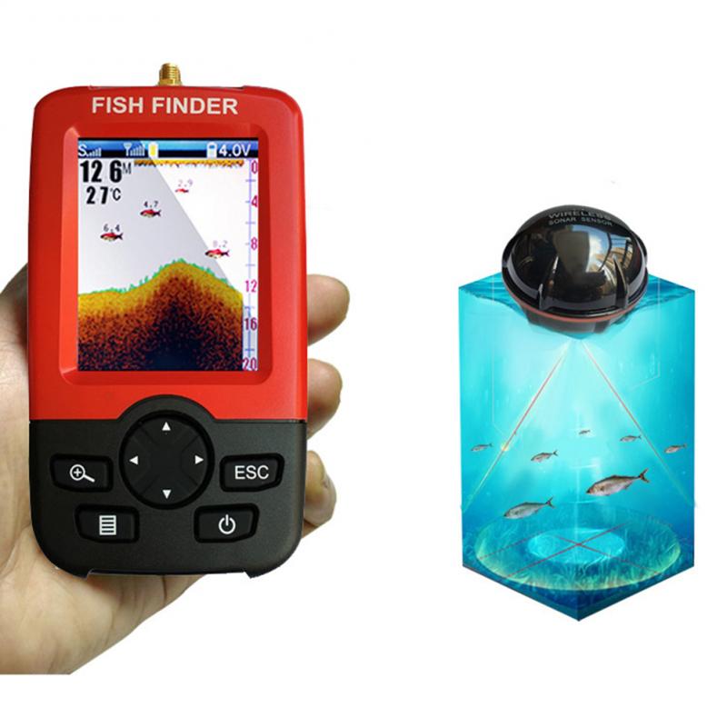 Fishing Depth Finder - 휴대용 수심 탐지기(100M 소나 센서 에코
