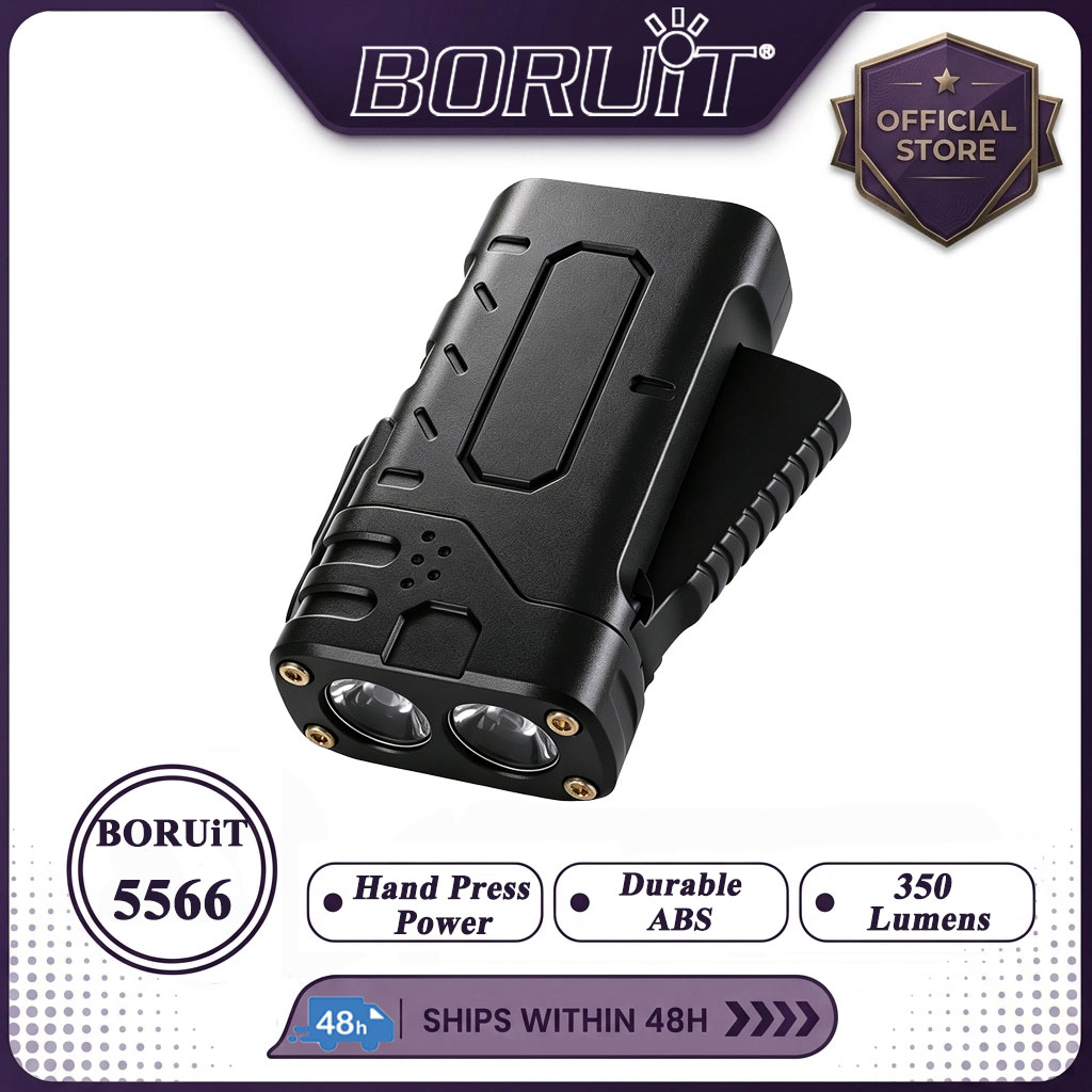 Fishing Light - BORUIiT 핸드 크랭크 EDC LED 손전등