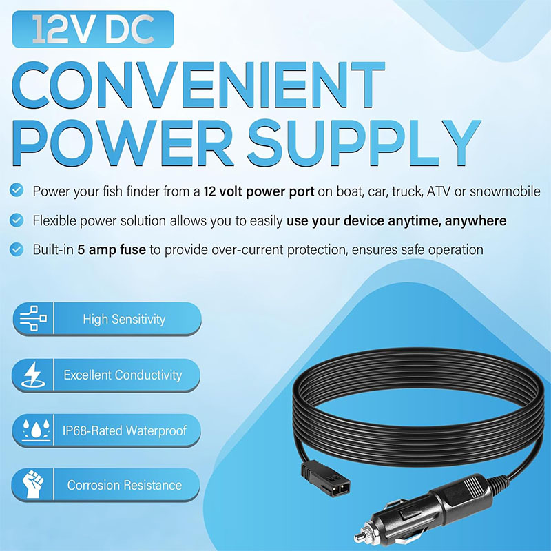 12V 전원 케이블 720105-1, 허밍버드 헬릭스  - Fish Finder Charger 리뷰 및 가격
