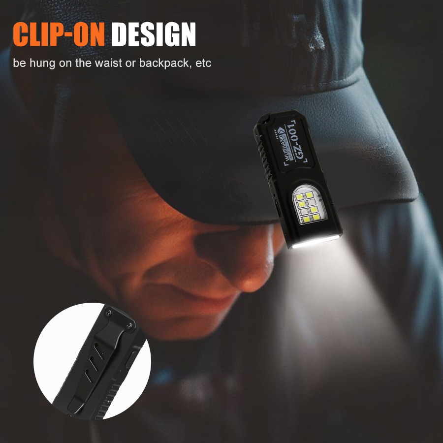 강력한 미니 COB LED 키체인 손전등 USB C 충 - Fishing Light 리뷰 및 가격