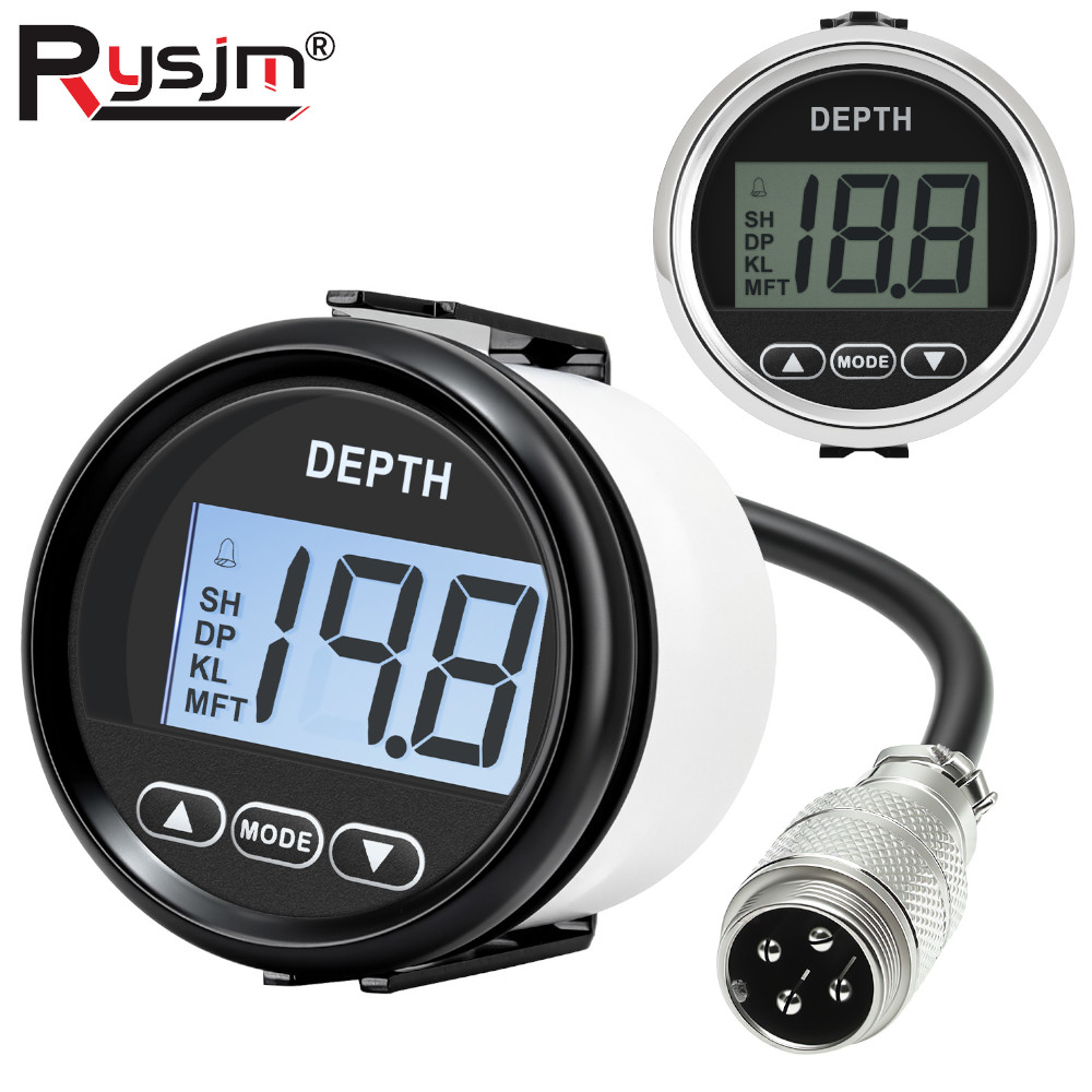 신형 깊이 측정기 52mm/2인치 해양 깊이 게이지 범 - Fishing Gps 리뷰 및 가격