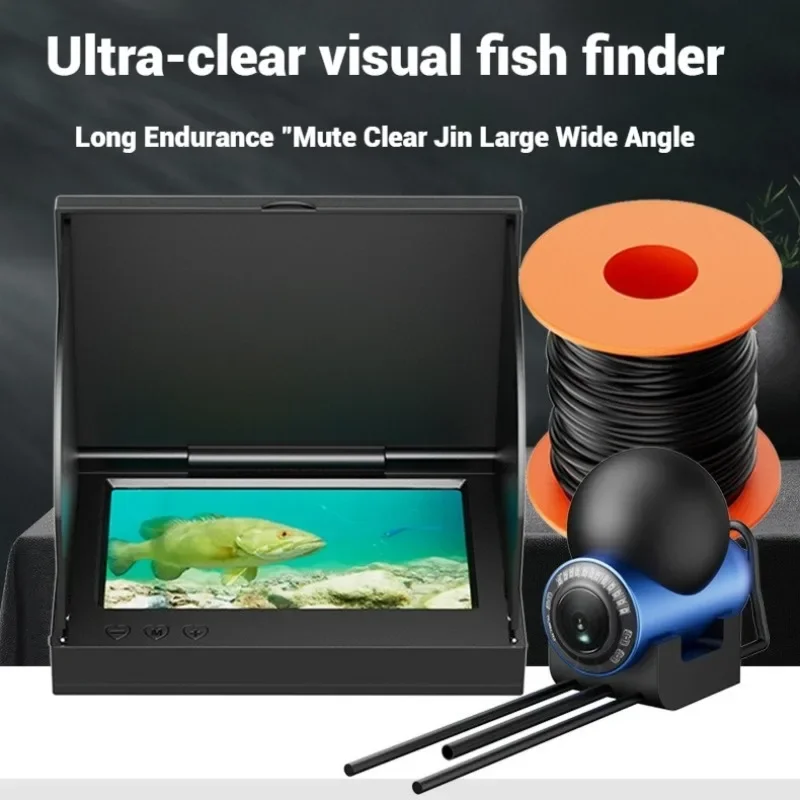 4.3인치/5인치 HD 화면 낚시 카메라, 야간 투시  - Fish Finder Portable 리뷰 및 가격